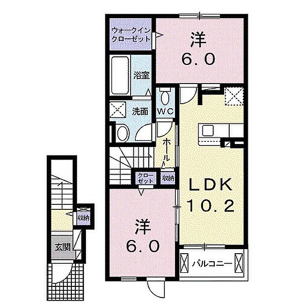 同じ建物の物件間取り写真 - ID:228050562202