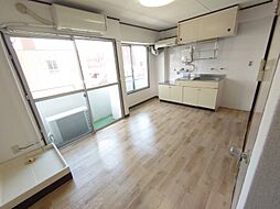 JR東海道・山陽本線 三ノ宮駅 徒歩15分の賃貸マンション 4階1DKのリビング/ダイニング