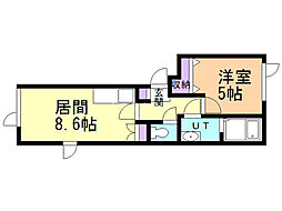 グラシアール 2階