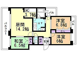 間取図画像 3LDK