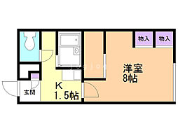 レオパレスＷ　Ｗｅｓｔ 1階