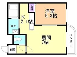 間取図画像 1LDK