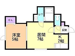 間取図画像 1LDK