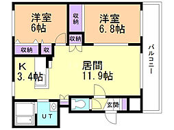 Ｌｉｆｅ新発寒3・1 3階/302