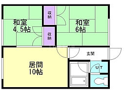 北日本ハイツＢ 2階