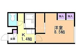 レオパレス新発寒 1階