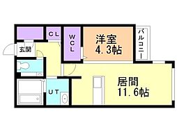 間取図画像 1LDK