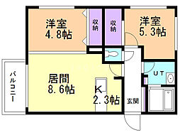 ミカエルアルファIII 2階