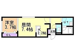 シエル琴似 2階