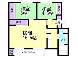 西野ハイツB棟 3階