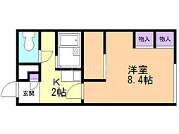 レオパレスロワジール西野C 1階