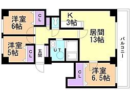 間取図画像 3LDK