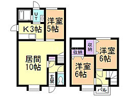 間取図画像 3LDK