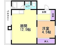 間取図画像 1LDK