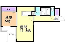 間取図画像 1LDK