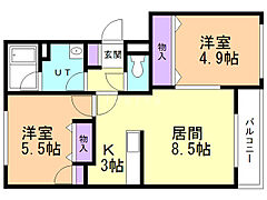 物件の間取り