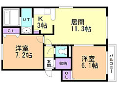物件の間取り