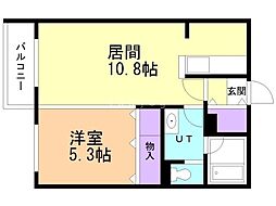 Ms'911 1LDKの間取図画像