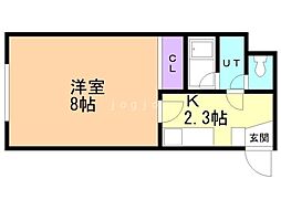 メゾン・ドアミテエ 1Kの間取図画像