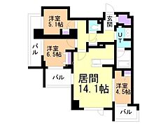 物件の間取り