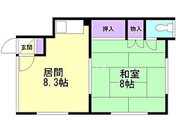 間取図画像 1LDK