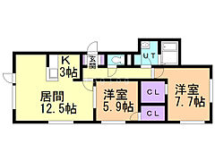 物件の間取り