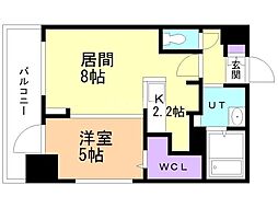 MJsquare KOTONI 1LDKの間取図画像