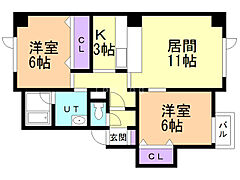 物件の間取り