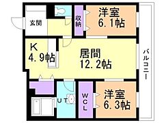 物件の間取り