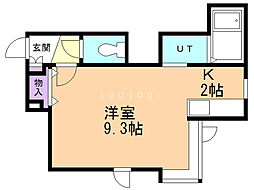 ESPOIR 1Kの間取図画像