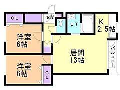 物件の間取り