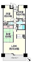間取図画像 3LDK