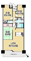 間取図画像 3LDK