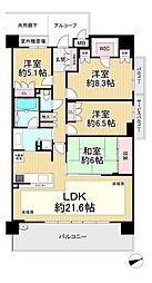 ジオ彩都いぶきの森 4LDKの間取図画像