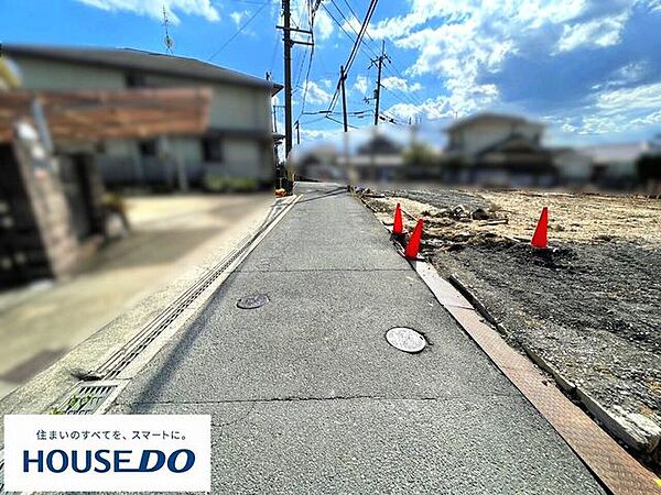 ■区画南側前面道路写真です。