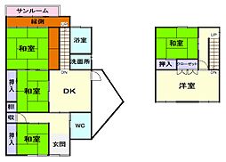 文京4丁目貸家 4DKの間取り