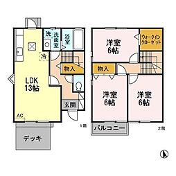 間取図画像 3LDK