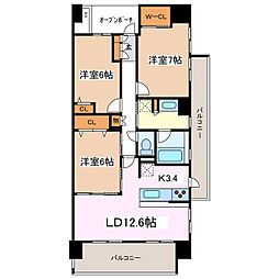 間取図画像 3LDK