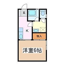 間取図画像 1K