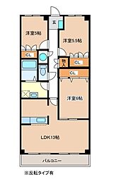 間取図画像 3LDK