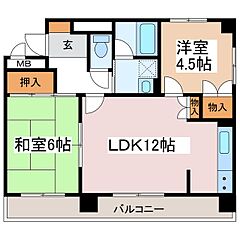 物件の間取り
