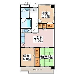 古舎Tsukama 3LDKの間取図画像