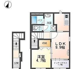 DayR 庄内 1LDKの間取図画像