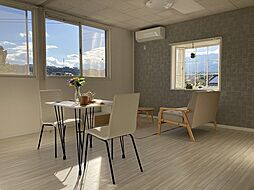 パナハイツカインド 2階2LDKのリビング/ダイニング