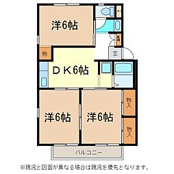 間取図画像 3DK