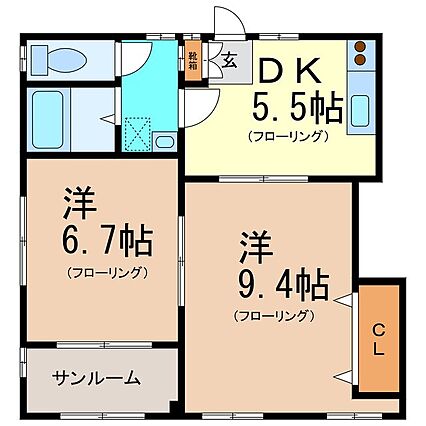 オレンジハウス_間取り_0