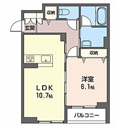 JR飯田線 沢駅 徒歩17分の賃貸マンション 1階1LDKの間取り