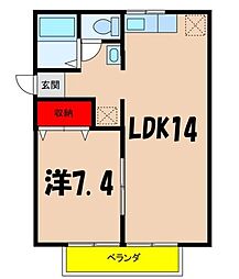 間取図画像 1LDK