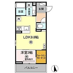 間取図画像 1LDK