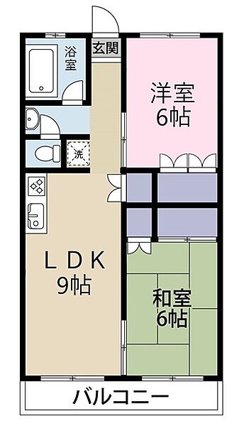 アイマンション 301｜静岡県富士市荒田島町(賃貸マンション2LDK・3階・49.58㎡)の写真 その2